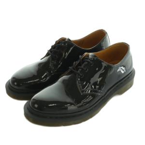 レイビームス別注 パテントレザー 3eye レースアップシューズ US7 24.0cm 黒 /MI OS