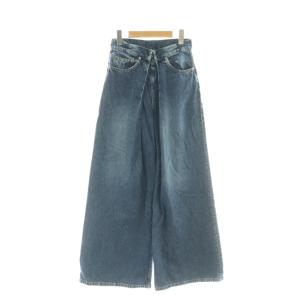 ウォッシュドデニムワイドパンツ ジーンズ M インディゴ JLSW-02-S /CX OS
