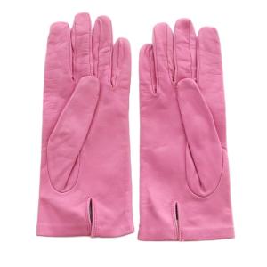 DRIES VAN NOTEN グローブ レザー ピンク