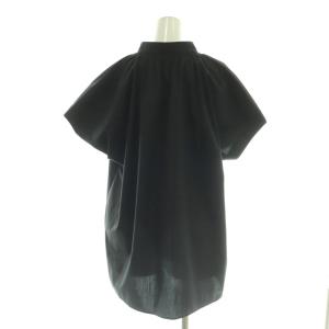 theory luxe 25AW Luxe Cotton Kate Blouse ブラウス シャツ プルオーバー 38 黒 /CX