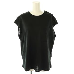 カットソー フレンチスリーブ リネン 38 黒 /NR OS