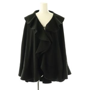 ウールカシミヤポンチョ ブラック /DO OS