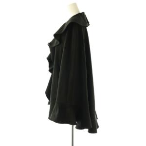 TO BE CHIC ウールカシミヤポンチョ ブラック /DO OS