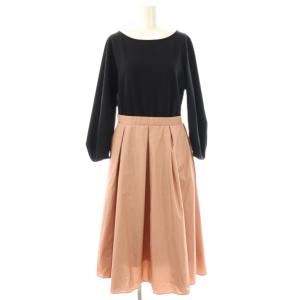 K 切替 ドッキングワンピース 2 ブラック スモークピンク /ES OS