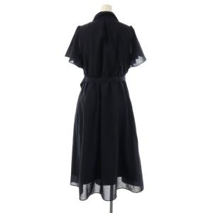 anySiS 24SS 【洗える】ビューティフレア シャツワンピース ロング 3 ネイビー /DF OS