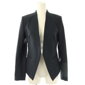 Theory パンツスーツ セットアップ ノーカラージャケット 00 ネイビー /ES OS