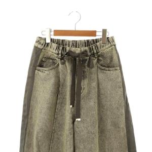 Grace Class 24SS デニムワイドイージーパンツ 38 グレー /DO OS