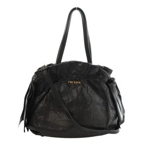 ハンド ショルダー 2WAYバッグ リボン ブラック BR4205