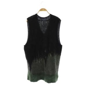Mame Kurogouchi 24AW Drip Glaze Pattern Mohair Knitted Vest