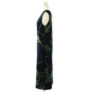 Mame Kurogouchi 24AW Kintsugi Velour Jersey Square Neck Sleeveless