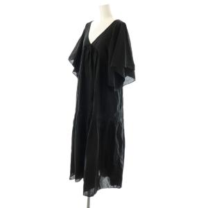 SAYAKA DAVIS Handkerchief Sleeve Dress ワンピース XS ブラック /DO OS