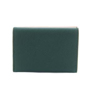 MARNI コンパクト財布 三つ折り 小銭入れ レザー バイカラー ピンク グリーン 緑 PFMOW02U09 /MI