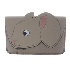 Card Case Rabbit カードケース 名刺入れ レザー ベージュ /SR