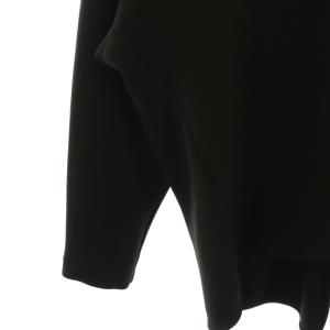 MUSE de Deuxieme Classe 25SS トリアセジョーゼット Vネック プルオーバー ブラウス ブラック /DF OS