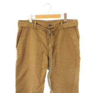 sacai コットン ベルテッド テーパードパンツ 3 ベージュ 24-03311 /CX OS AD