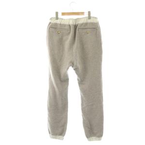 sacai 15-00784 切替デザインスウェットパンツ コットン 2 グレー /NR OS AD