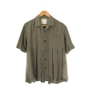 Suiting Shirt オープンカラー半袖シャツ 1 グレー 23-02950