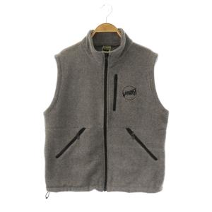 CLASSIC FLEECE VEST クラシックフリースベスト ジップアップ F グレー ブラック /DO