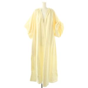 24AW ボリュームスリーブスキッパーロングワンピース F アイボリー /ES OS