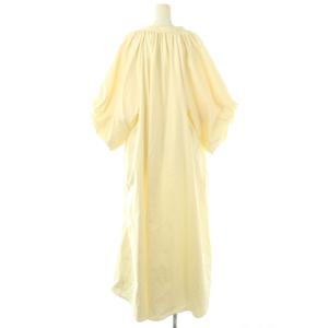 ETRE TOKYO 24AW ボリュームスリーブスキッパーロングワンピース F アイボリー /ES OS