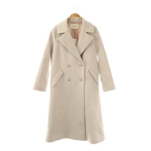 ウール混コート アウター 36 ピンクベージュ /DO OS