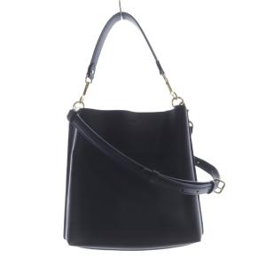 COACH レザー モリー 2way ハンドバッグ ショルダーバッグ 黒 ブラック CA177 /SR