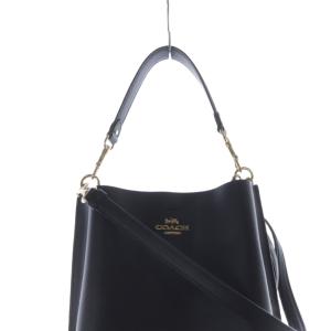 COACH レザー モリー 2way ハンドバッグ ショルダーバッグ 黒 ブラック CA177 /SR