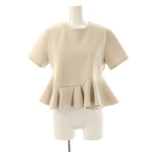 24SS アシメペプラムブラウス 2 ベージュ /DO OS