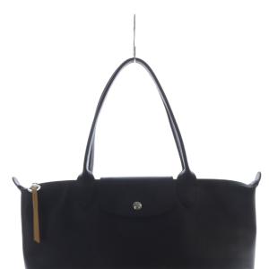 Longchamp ル プリアージュ トートバッグ ハンドバッグ レザー 黒 ブラック /SR
