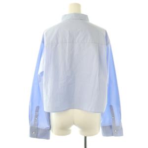 EVERYDAY I LIKE 23SS Cropped BD シャツ 長袖 サックスブルー /DO OS