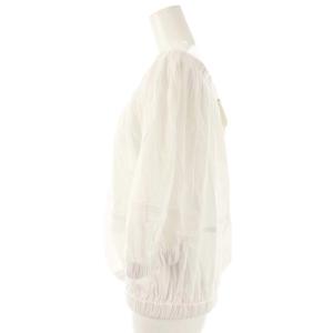 MARNI パフスリーブ ギャザー カットソー 五分袖 38 ホワイト /HK OS