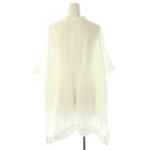 ADORE シアー麻ブラウス フレンチスリーブ 38 ホワイト /HK OS