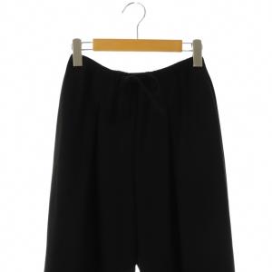 Theory 25SS Admiral Crepe Pleated Pant パンツ イージー タック XXO ブラック