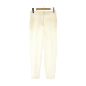25SS Ariosa Carol 2 Pant テーパードパンツ リネン混 34 ホワイト /DO OS