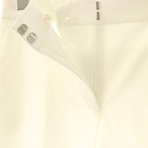 theory luxe 25SS Ariosa Carol 2 Pant テーパードパンツ リネン混 34 ホワイト /DO OS