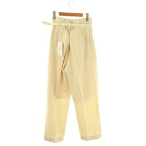 Ameri VINTAGE SHAPELY HIGH WAIST PANTS タックパンツ S アイボリー /ES OS