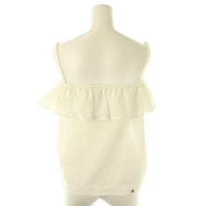 HYSTERIC GLAMOUR PANDA プリントキャミソール フリル F 白 ホワイト /AT OS