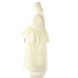 HYSTERIC GLAMOUR PANDA プリントキャミソール フリル F 白 ホワイト /AT OS