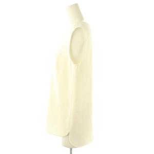 MUSE de Deuxieme Classe トリアセジョーゼットブラウス ノースリーブ アイボリー /AT OS