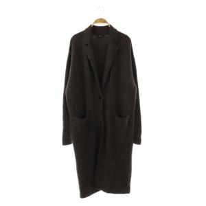 FINE AVALON 2 MELISANDRE F コート ニット ロング S ブラウン /HK OS