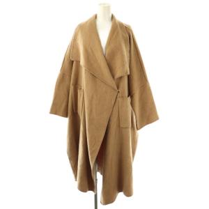 ウール混ガウンコート 36 ベージュ /DO OS