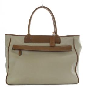 14-28 レザートートバッグ ショルダーバッグ アイボリー /YO15