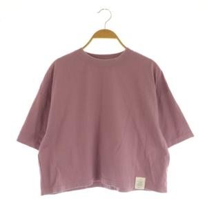 25SS CROPPED SHORT-SLV TEE クロップドTシャツ 半袖 1 パープル /MY OS