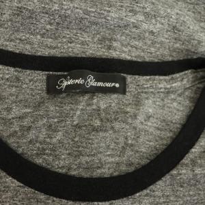 HYSTERIC GLAMOUR DONT LOOK BACK 半袖Tシャツ カットソー クルーネック プリント F グレー /MY OS