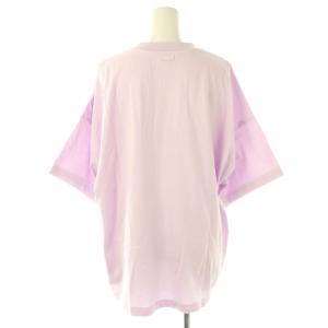 BLAMINK コットンクルーネック オーバーTシャツ カットソー 半袖 1 ラベンダー /DF OS