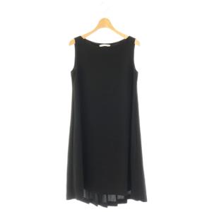 バックプリーツノースリーブワンピース 38 ブラック 37196 /DO OS