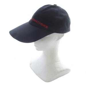 VETEMENTS SEXUAL FANTASIES キャップ 帽子 ロゴ 黒 ブラック 赤 レッド WF17AC2 /SR
