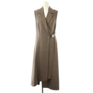 23AW ノースリテーラードロングワンピース 0 ブラウン /HK OS