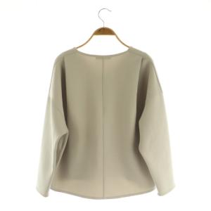 ANAYI Vネックボンディングプルオーバー 長袖 38 ライトグレー /MY OS