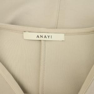 ANAYI Vネックボンディングプルオーバー 長袖 38 ライトグレー /MY OS